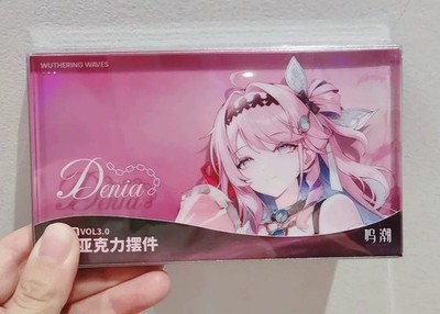 Anime Official Wuthering Waves Denia Acrylic Stand Figure Toy Official