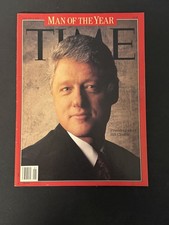 JANUARY 4, 1993 TIME MAGAZINE - MAN OF THE YEAR BILL CLINTON - NO LABEL