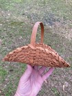 ANTIQUE WOVEN EARLY SMALL HERB FLOWER TRUG CHOCTAW INDIAN BASKET MUSEUM QUALITY — photo 4