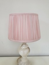 Laura Ashley Pink Pleated Silk Lampshade 14cm Cottage