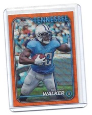 DELANIE WALKER 2024 TOPPS CHROME ORANGE REFRACTOR SHORT PRINT CARD 22/25