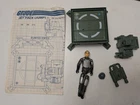 1983 Hasbro GI Joe ARAH v2 Grand Slam Silver Pads Figure & Jump Jet Pack READ