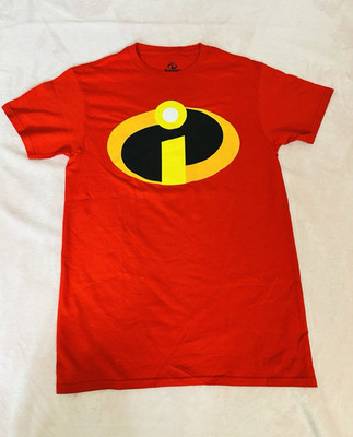 Disney Pixar The Incredibles Red Unisex Adult T-Shirt Size S