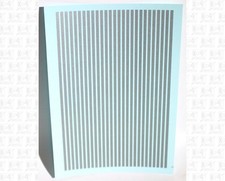 K4 HO Scale Water Slide Decals Silver 1/8 Inch Stripes Set