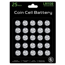 25 Pack LR1130 Battery AG10 Battery High Capacity l1131f SG10 389 189 LR54 V10
