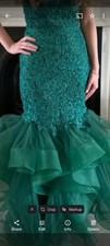  Emerald Green Prom Dress Size 6 