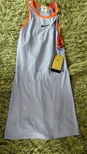 Nike Court NY SLAM Dri-FIT Tennis Dress Women's Medium M Purple FQ2126-518 Women