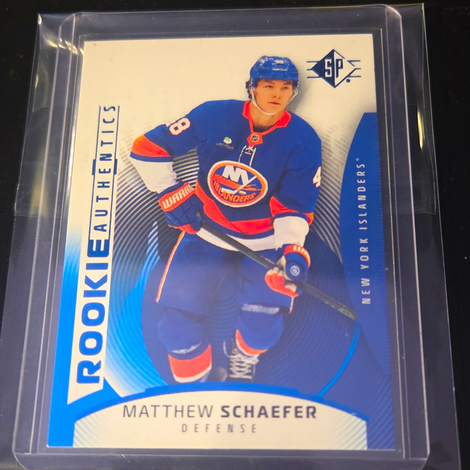 2025-26 Upper Deck SP - Rookie Authentics Blue Matthew Schaefer Islanders #111