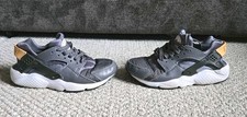 Nike Air Huarache Run Aztec Grey Black White Trainers Youth 5Y 904538-001