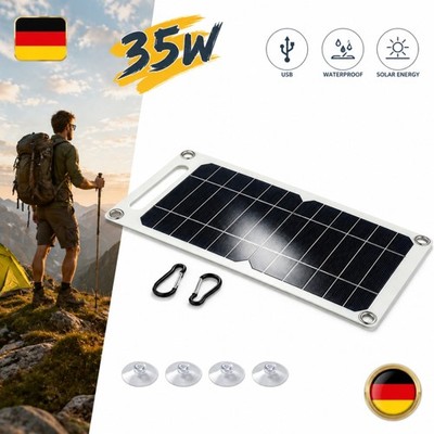 6V Mini USB-Solarpanel für Outdoor ️Camping Notfall Handy Ladegerät Solarstrom 