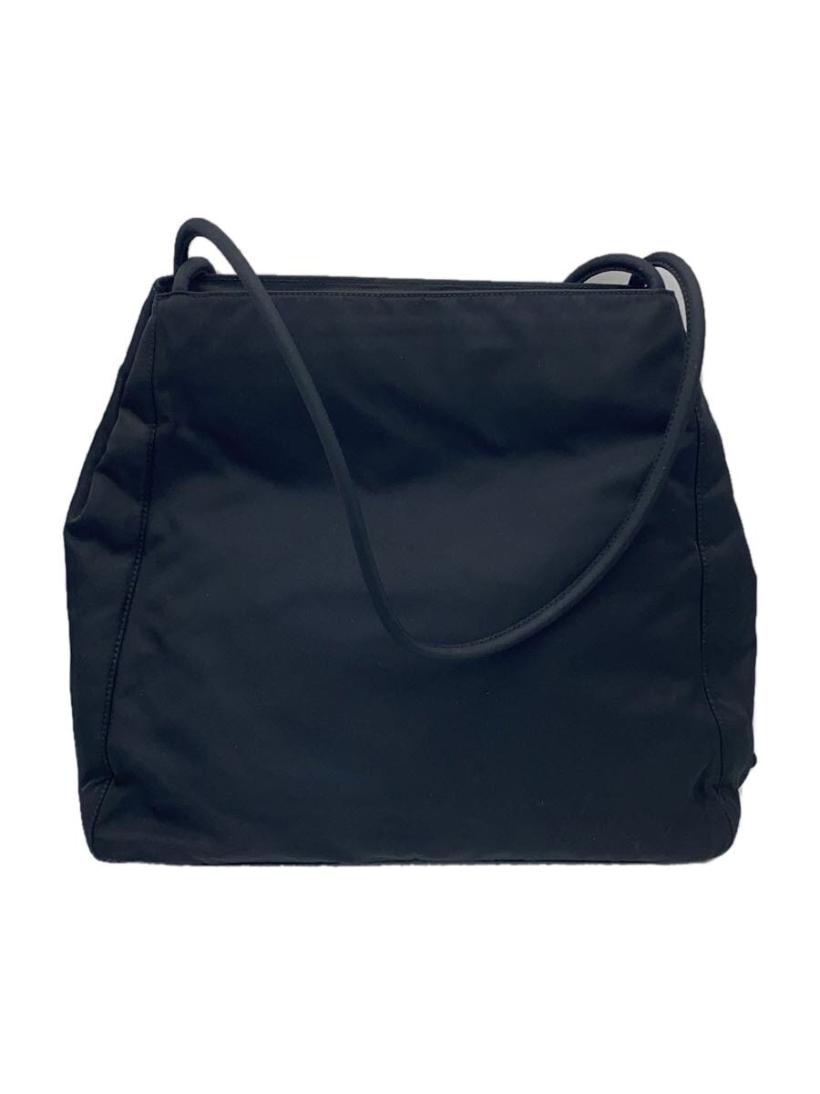 Prada Black Nylon Tote Bag Minimalist Design