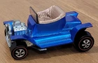 Vintage Hot Wheels Redline HOT HEAP Blue Car 1968 Tan Interior