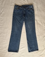 Vintage 90s Levis 517 33x30 Original Made In USA Flare Jeans - Dark Wash
