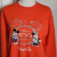 Disney 100 Years of Wonder Unisex Medium Sweatshirt PHYLLIS Orange