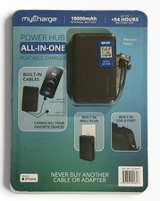 myCharge PowerHub 10000mAh All-in-One Charger USB-C NEW SEALED