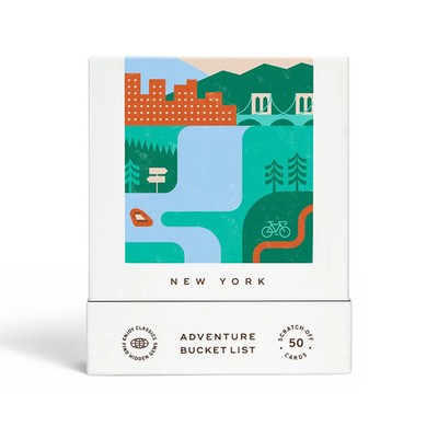 New York Adventure Bucket List Scratch-Off Card Deck