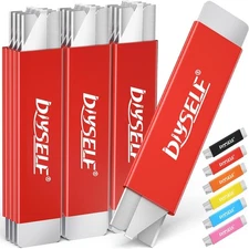 DIYSELF 12-Pack Box Cutter Retractable - Utility Knife with Single Edge Razor Bl