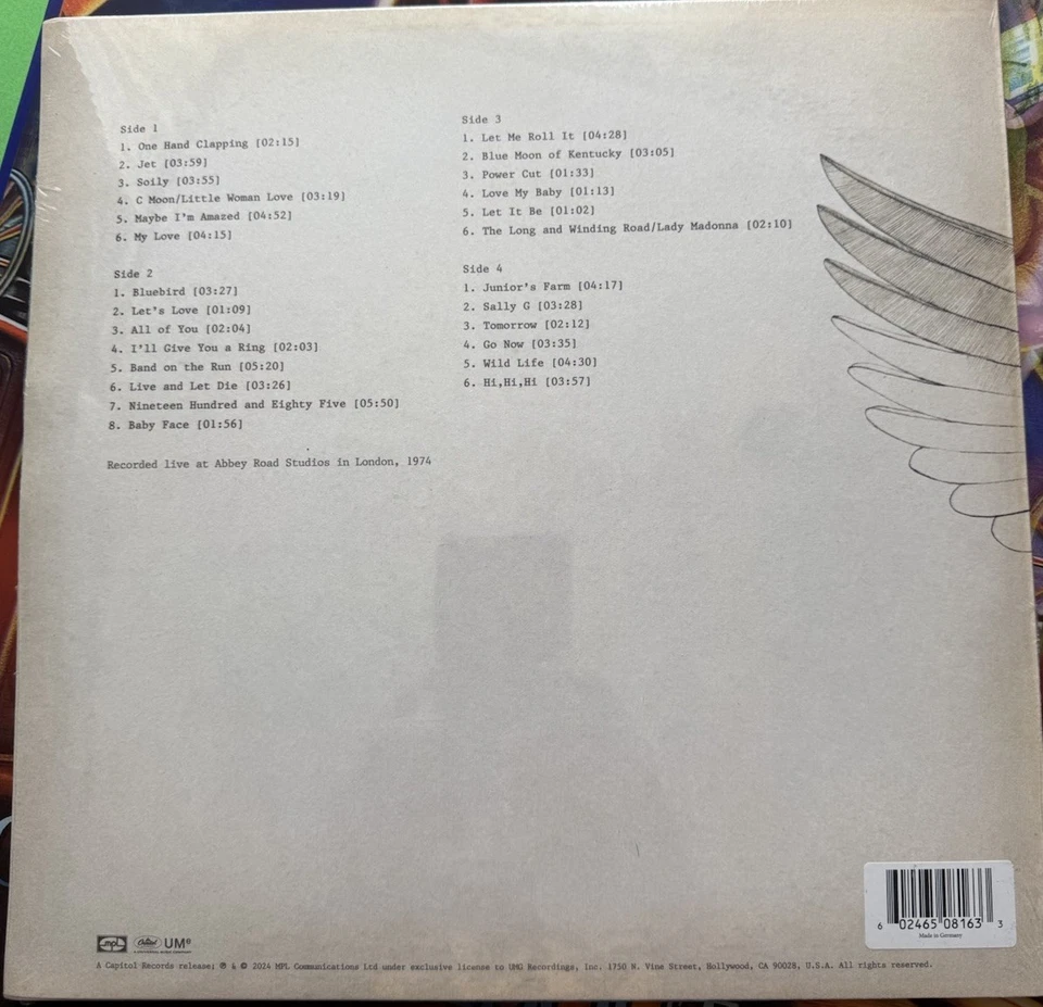 Paul McCartney Wings One Hand Clapping 2LP 7" Limited Vinyl Foto 3 de 4