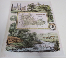 Berkshire - by Rueben Ramble - 1845 Reprint - Antique Maps of Britain - 1970s