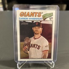 2026 Topps Heritage Carson Whisenhunt Rookie San Francisco Giants #79