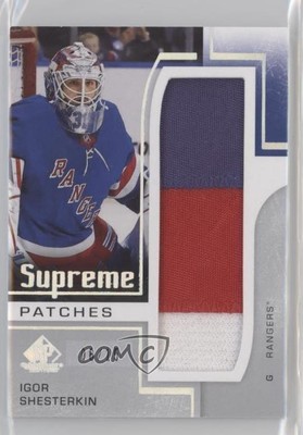 2024-25 Upper Deck SP Game Used Supreme 6/15 Igor Shesterkin #SP-IS Patch 14hk