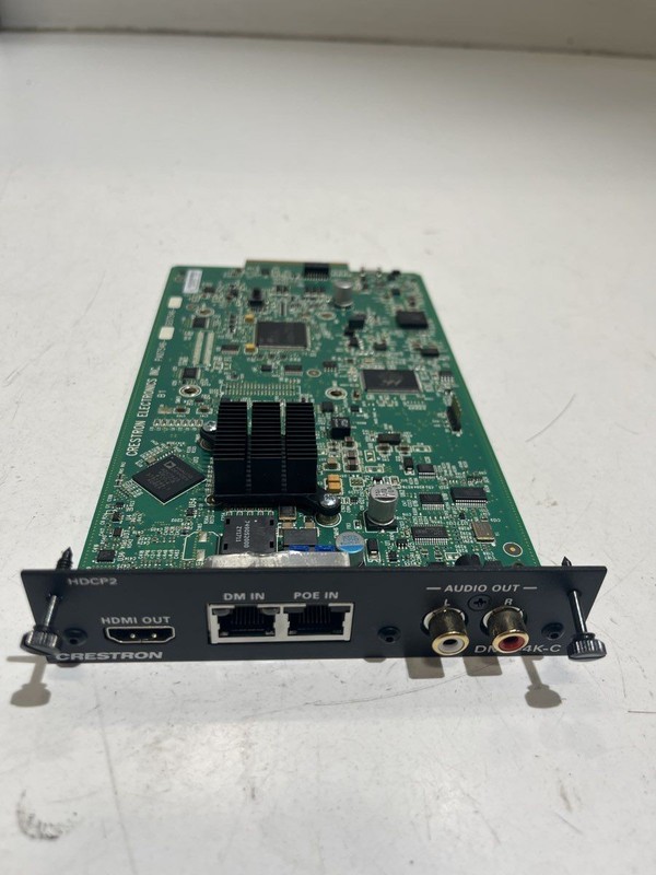 UNTESTED CRESTRON INPUT CARD DCM-4K-C FOR DM SWITCHES
