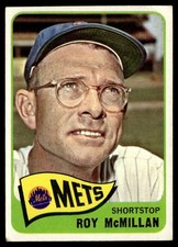 1965 Topps Roy McMillan VG+ New York Mets #45