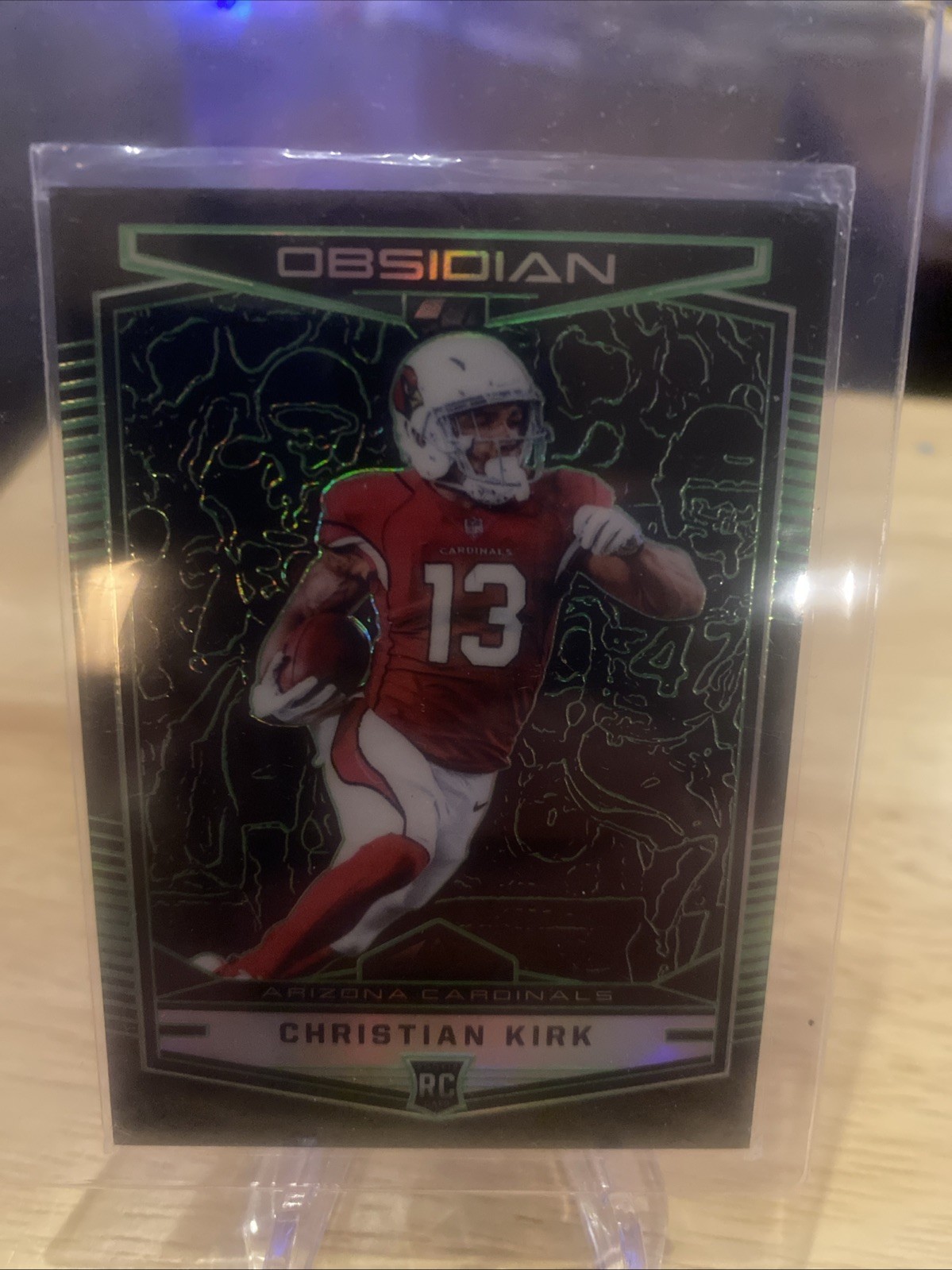 2018 Panini Obsidian - Christian Kirk #113 Electric Etch Green /25 (RC)