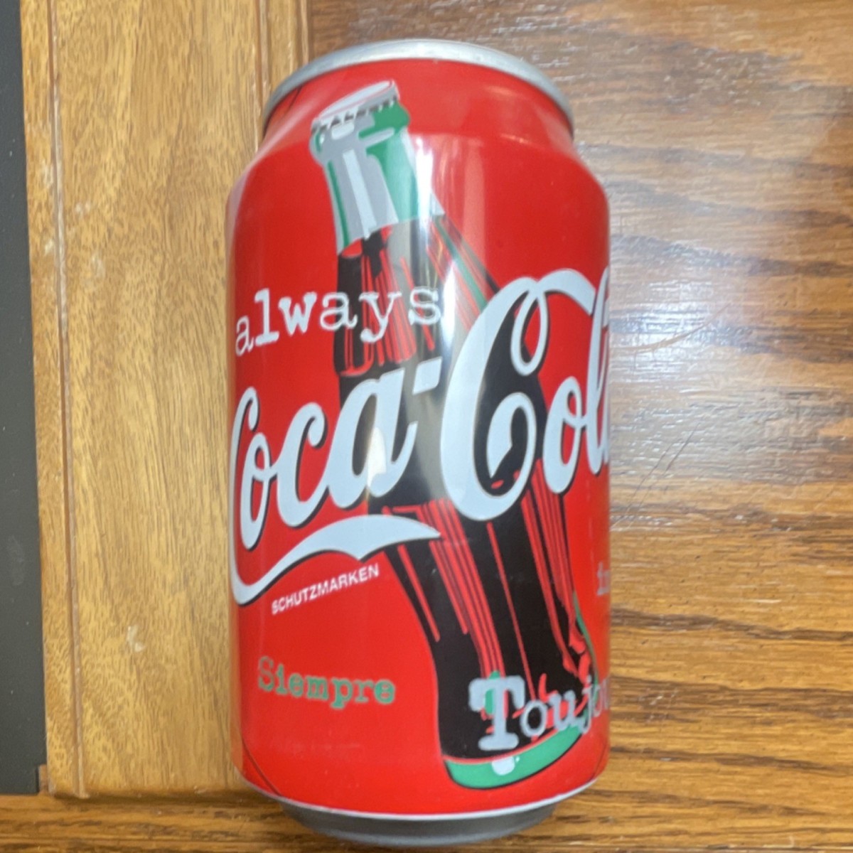 Coca-Cola 0.33L Red Collectible Soda Can Always Coca-Cola German