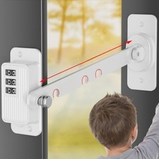 Adjustable Ventilation Window Lock for Child Safety with Secure Design