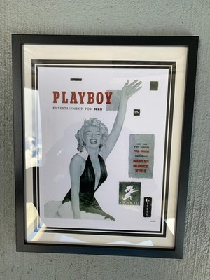 A Beautiful Framed Marilyn Monroe Playboy Photo Print | eBay