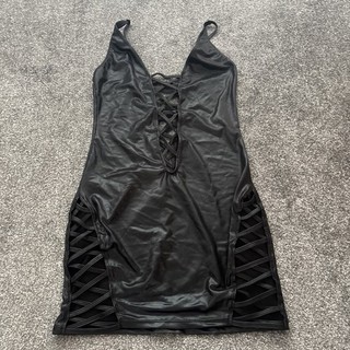Sexy Wet Look Dress S/M