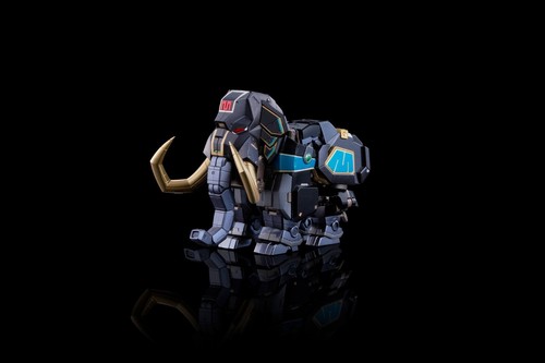 Flame Toys Go! Kara Kuri Combine Dino Megazord Power Rangers Negro Edición Limitada - Imagen 6 de 8