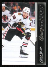 2021-22 Upper Deck #718 Josiah Slavin Young Guns RC