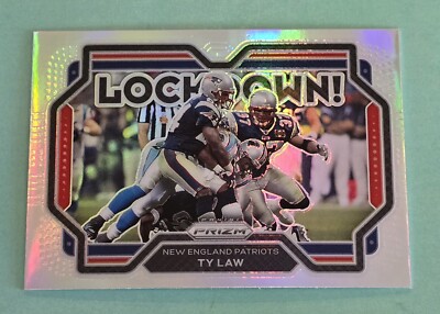 2021 Panini Prizm TY LAW #30 Lockdown! Silver Prizm New England Patriots 