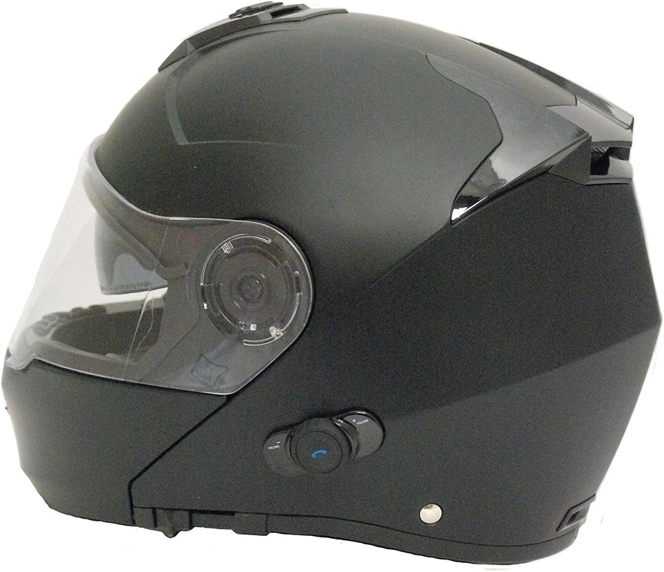 TORC - TB27 Modular Motorcycle Helmet w/ Bluetooth Flat Black  Large  TT27B15:24 - Image 3 of 4