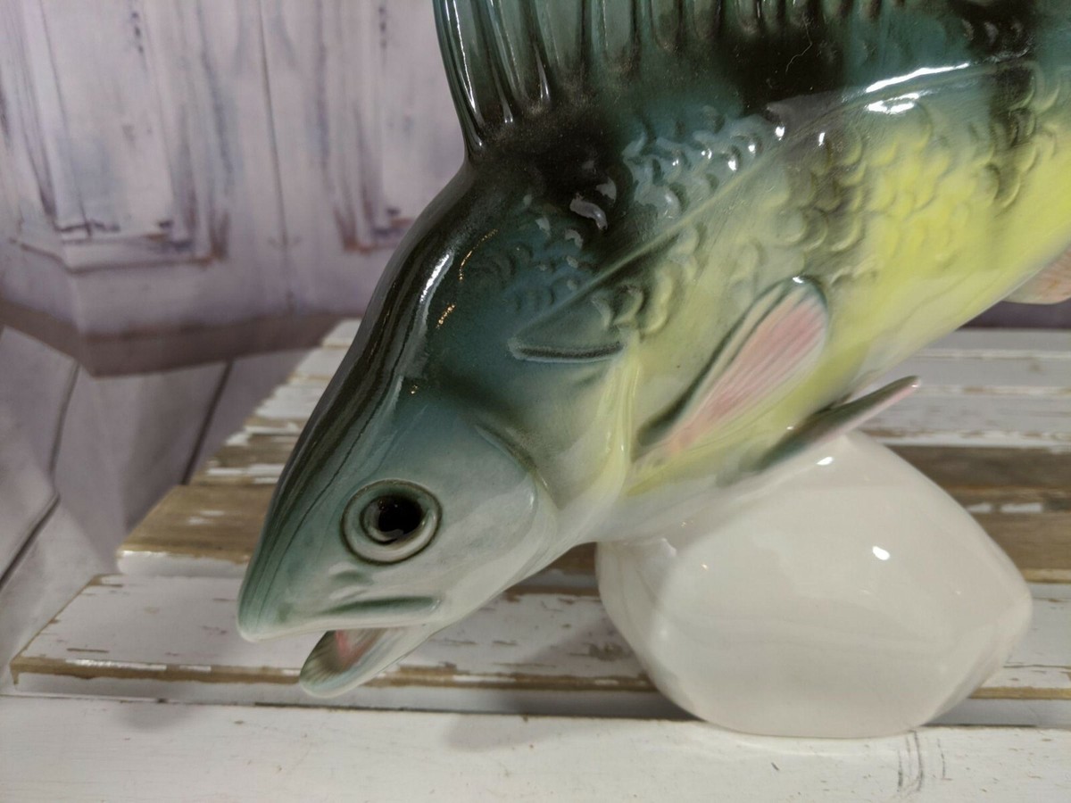 Royal Dux Yellow Perch Fish Porcelain Figurine