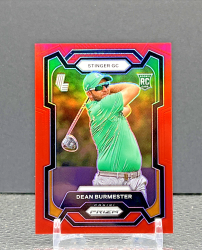 Red Prizm /149 Dean Burmester RC Rookie No. 6 2024 Panini Prizm LIV Golf
