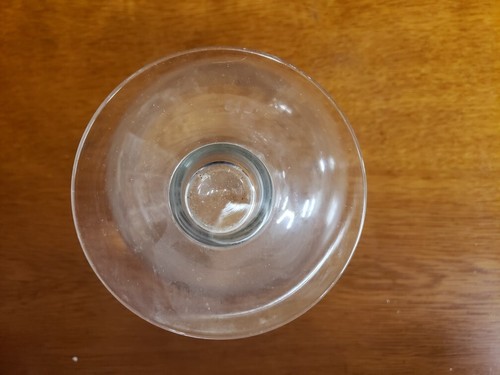 Bicchiere da vino vintage oversize degustatore enorme calice con iniziali EJC - Foto 5 di 5