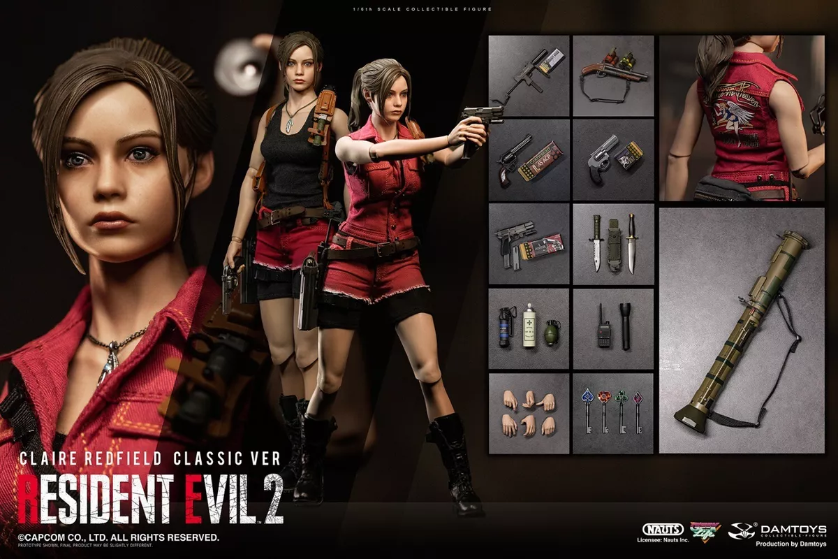 Nauts and DAMTOYS present Resident Evil 2 Claire Redfield 1/6