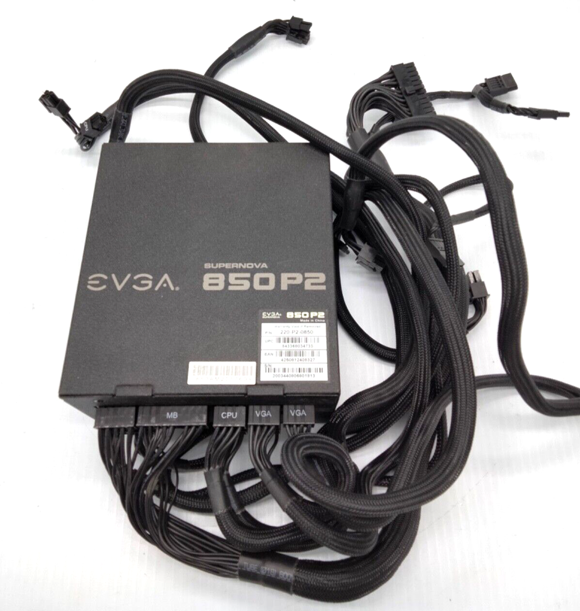 EVGA Supernova 850 P2 220-P2-0850 Platinum 850W Power Supply EVGA Supernova 850 P2 220-P2-0850 Platinum 850W Power Supply