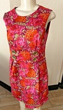 MICHAEL KORS Floral Sleeveless Floral W/Large Signature Buttons Pockets Sz 8 bt8