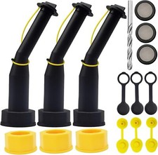 Gas Can Spout Replacement Old Style with Flexible Pour Nozzle Coarse and Fine Th
