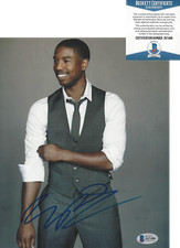 MICHAEL B. JORDAN SIGNED GQ SEXIEST MAN ALIVE 8x10 PHOTO BECKETT COA ACTOR BAS