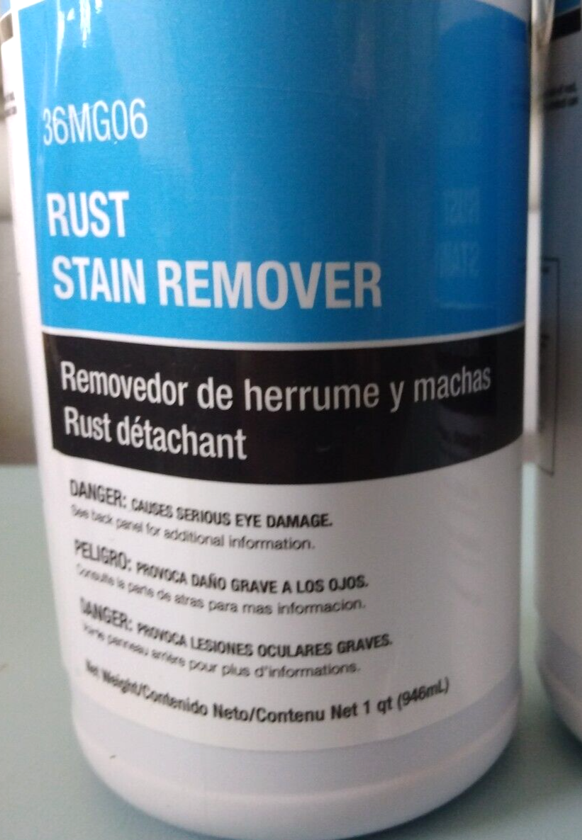 TOUGH GUY 36MG06 Rust Stain Remover 32oz., (LOT OF 3) | eBay