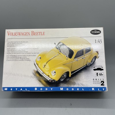 Testors Limited Edition Volkswagen Beetle Metal Modal Kit Rare Color