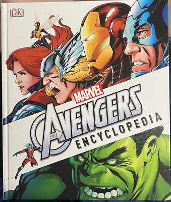 Marvel The Avengers Encyclopedia Book, Colorful, Details, Super Heroes