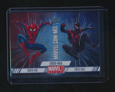 SPIDER-MAN EARTH-616 & EARTH-1610 UPPER DECK MARVEL ANNUAL COM-MIX