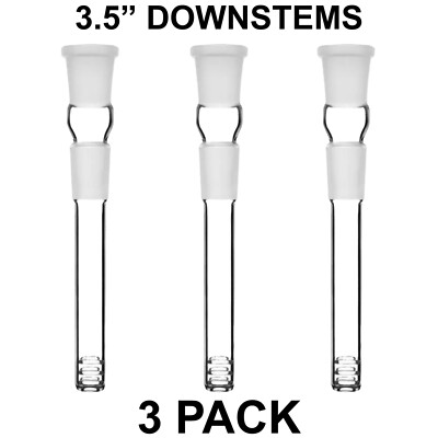 Glass Downstem 3.5'' 18mm x 14mm Hookah Water Pipe Down Stem Hookah