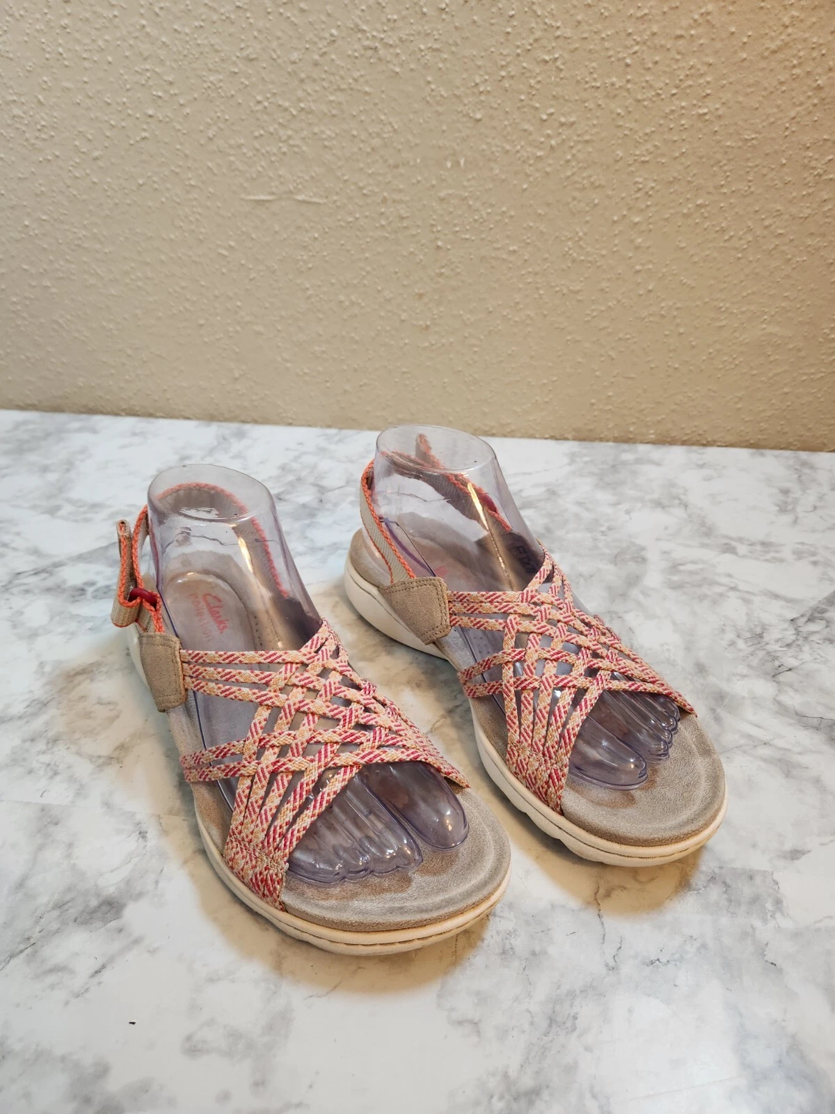 Sandali donna Clarks multicolore Amanda Ease slingback taglia 7 5